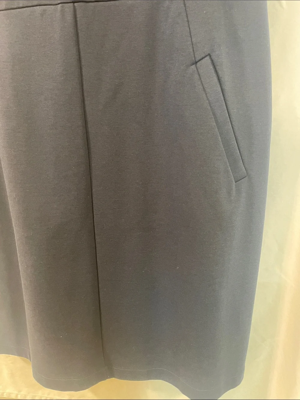 Lands' End NEW 18 Navy Blue Sleeveless Sheath Dress  Pockets New Without Tags